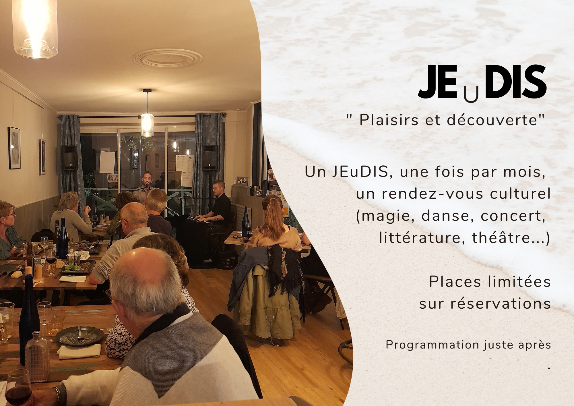 Une Table avec Plaisir - JE u DIS "Plaisirs et découverte"