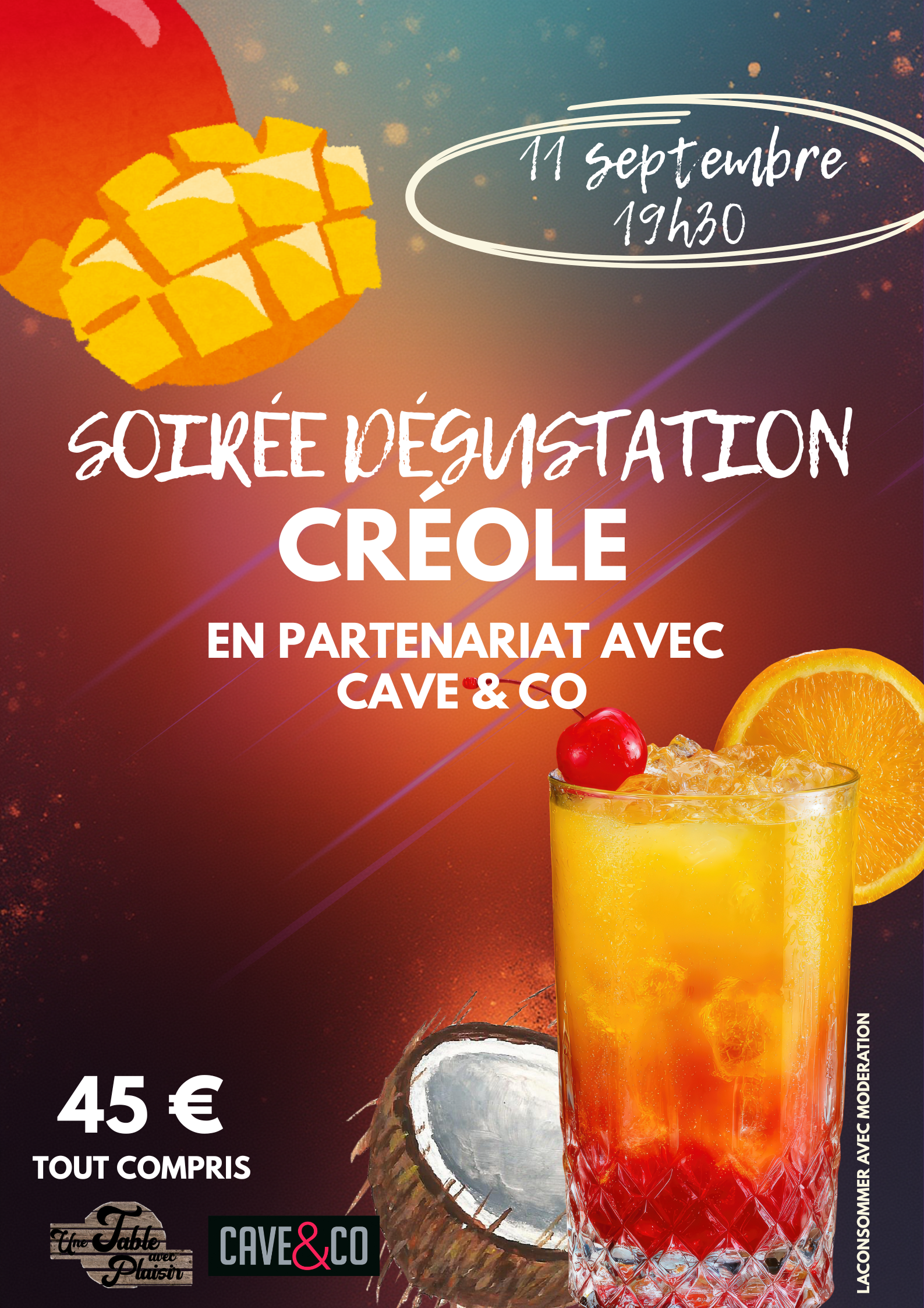 Une Table avec Plaisir - "Plaisirs et découverte"